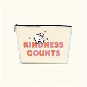 Cosmetic Bag Makeup Sanrio Hello Kitty Kindness Emo Pouch Travel Trendy Stylish